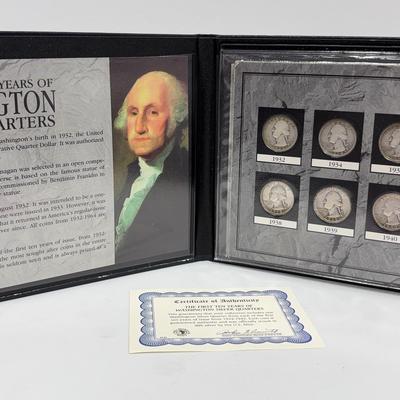 BE069 The First Ten Years Of Washington Silver Quarters