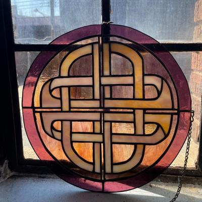 Stained Leaded Glass Suncatcher 
