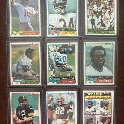 1981 Topps Football Complete Set. Joe Montana Rookie. Walter Payton, Terry Bradshaw and More