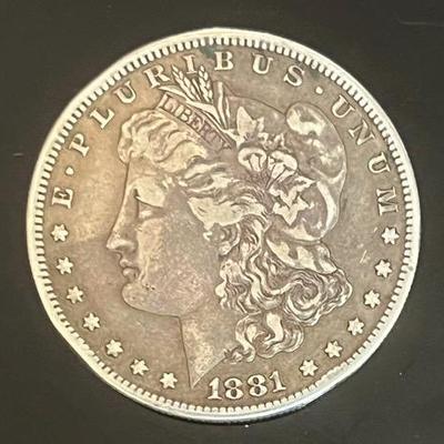 1881 Morgan Silver Dollar 