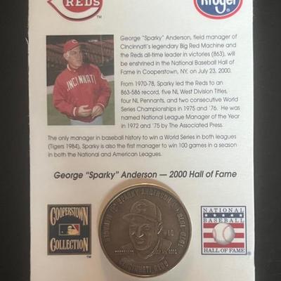George “Sparky” Anderson 2000 Hall of Fame Commemorative Coin