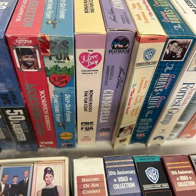 Vintage VHS Tapes Including The Sound Of Music, Black And White Classics And More 