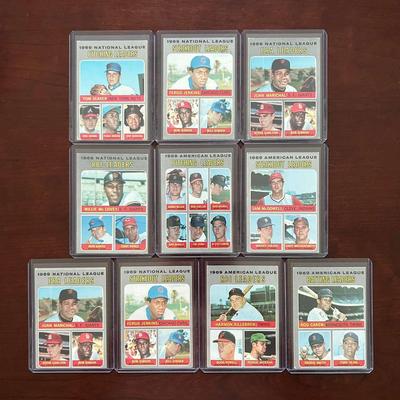 1970 Topps Baseball Cards. League Leaders. Tom Seaver, Bob Gibson, Reggie Jackson, and More