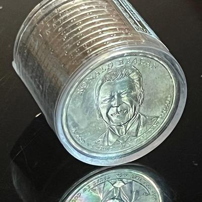 World Reserve Monetary Exchange Ronald Reagan $1 Coins (12), Unopened 