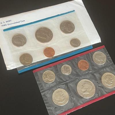 1980 U.S. Mint Uncirculated Coin Set