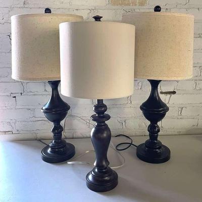 Three Table Lamps