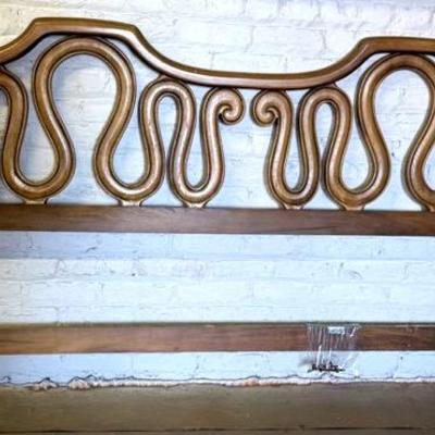 Mid-Century Stanley Furniture King Size Headboard 