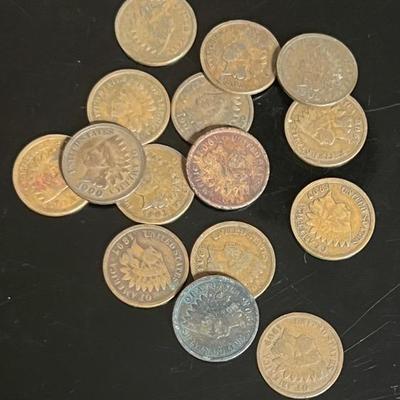 Indian Head Pennies (15)
