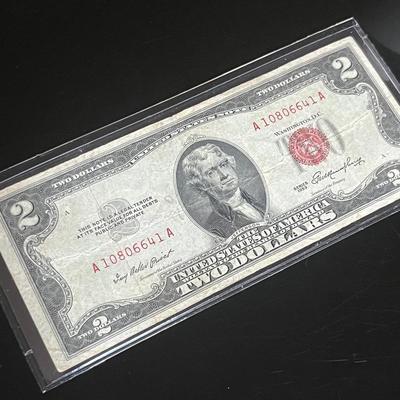 Series 1953 Red Seal U.S. $2 Note