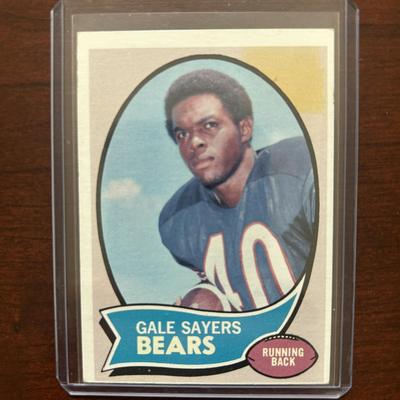 1970 Topps Football Card. Gale Sayers. Chicago Bears. Card #70