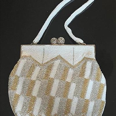 1950s 60s Walborg Beaded Purse