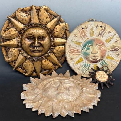 Ceramic And Resin Sun Plaques (4)