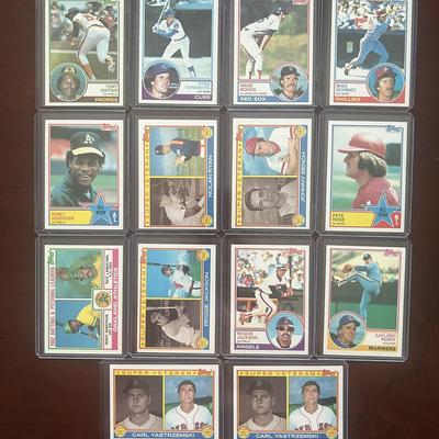 1983 Topps Baseball Card Lot. Ryne Sandberg, Tony Gwynn, Wade Boggs Rookie Cards, and More