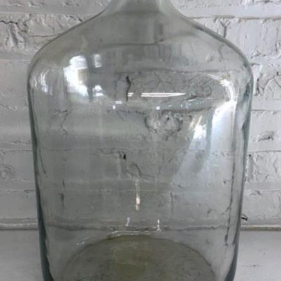 6.5 Gallon Glass Jug Or Bottle With Embossed Bottom, Dated 1974