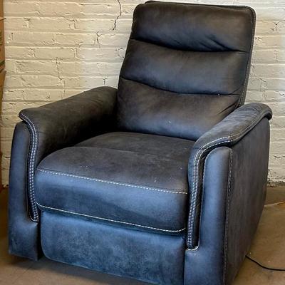 Contemporary Upholstered Electric Reclining / Swivel Easy Armchair