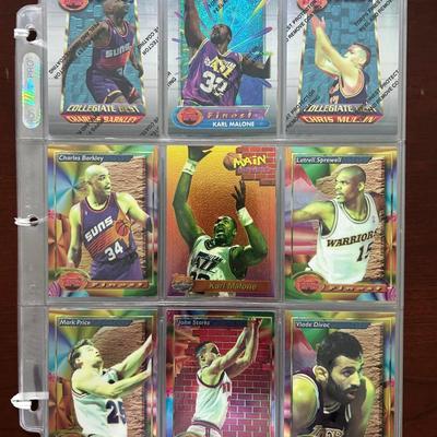 Topps Finest Basketball Cards. Charles Barkley, Karl Malone Protected Cover, and More