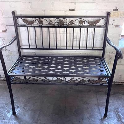 Metal Garden Or Patio Bench