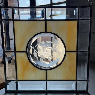 Stained Glass Square Suncatcher