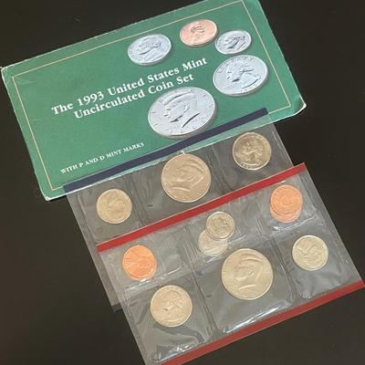 1993 U.S. Mint Uncirculated Coin Set