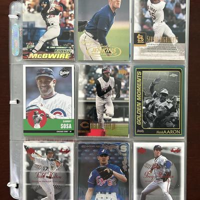 150 Vintage Baseball Cards. Ken Griffey Jr, Hank Aaron, Inserts and More