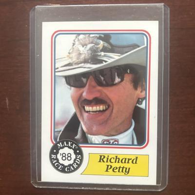 1988 Maxx Charlotte Racing Card. Richard Petty. Card #43