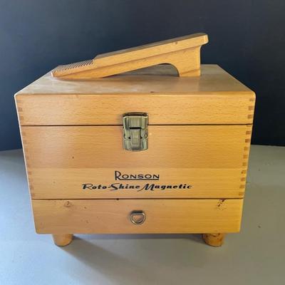 Ronson Roto-Shine Magnetic Shoe Shine Kit