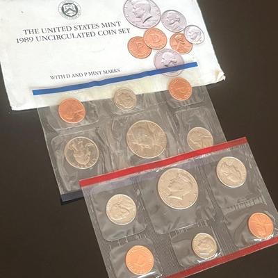 1989 U.S. Mint Uncirculated Coin Set
