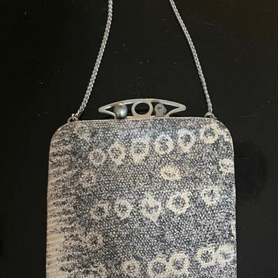 1940s Art Deco Monitor Lizard Purse