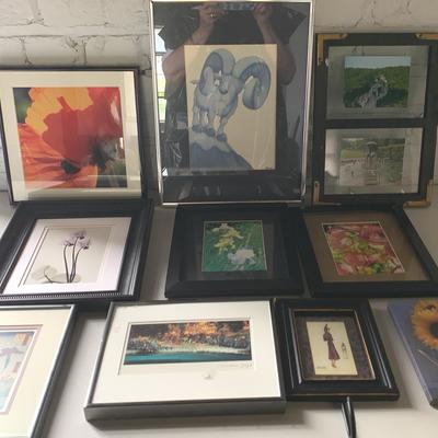 Variety Of Floral And Other Artwork And Photography