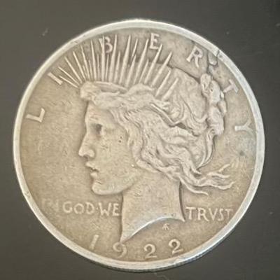 1922 Peace Silver Dollar
