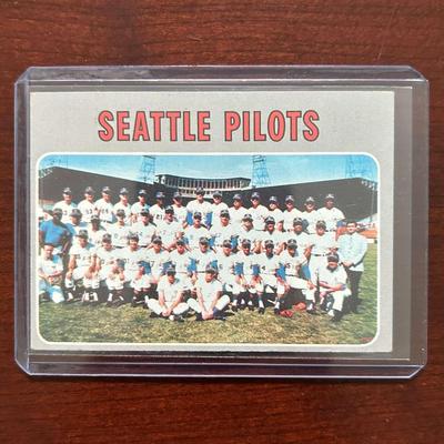 1970 Topps Baseball Card. Seattle Pilots. High Number #713