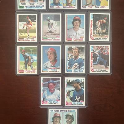 1982 Topps Baseball Complete Set. Cal Ripken Jr. Rookie. Pete Rose, Henderson, Nolan Ryan, and More