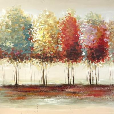  Large Pier 1 “Lively Tree” Embellished Print
