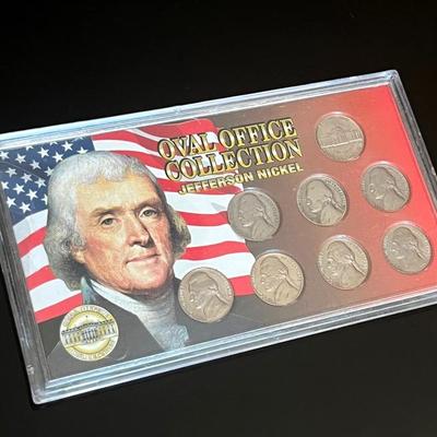 Oval Office Jefferson Nickel Collection