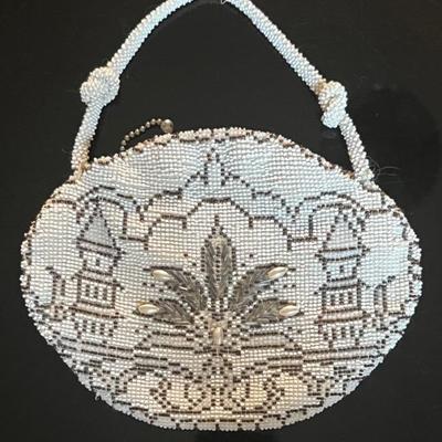 1930s Art Deco Czech Beaded Purse