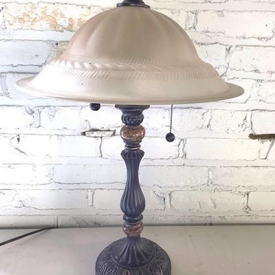 Bronze Tone Metal Table Lamp