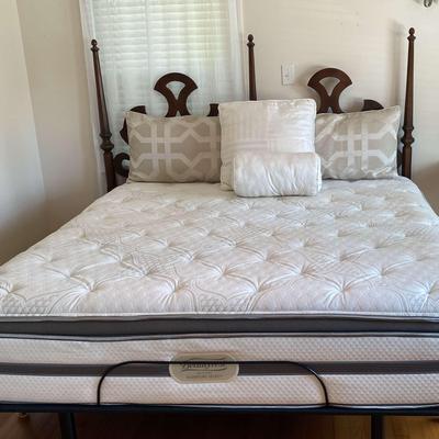King Size Four-Poster Wooden Bed Frame