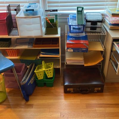 Office & School Supply Collection with Storage Organizers