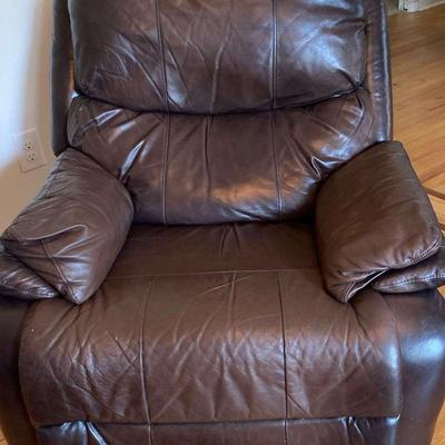 Brown Leather Recliner