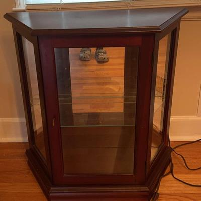 Illuminated Display Cabinet Table