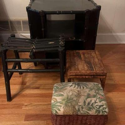 Bamboo & Wicker Accent Furniture Collection