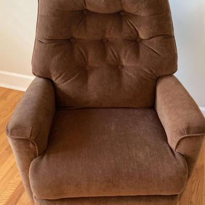 Upholstered Recliner Armchair