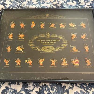 NFF069 Collectible Vintage 1988 Seoul Olympic Sports Pin Collection