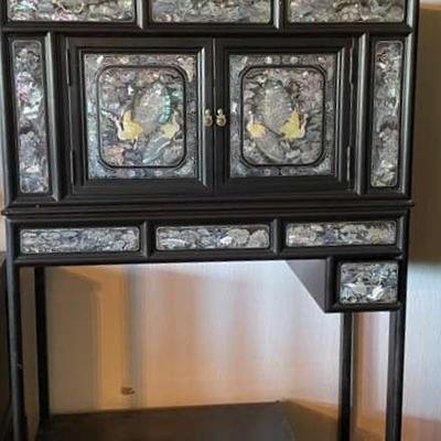 NFF010 - Korean /Asian Mother-of-Pearl Display Cabinet