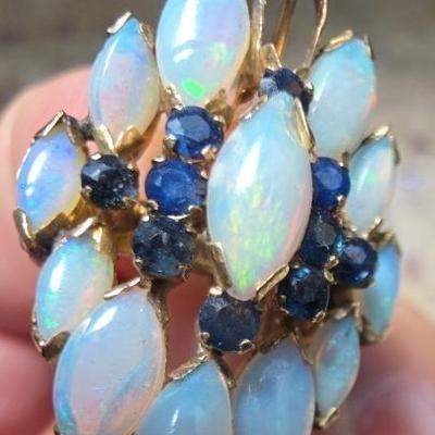 NFF123 - Women's Vintage Opal Ring