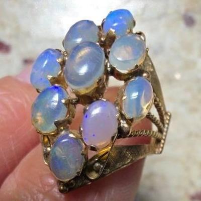 NFF123A - Women's Vintage Opal Ring