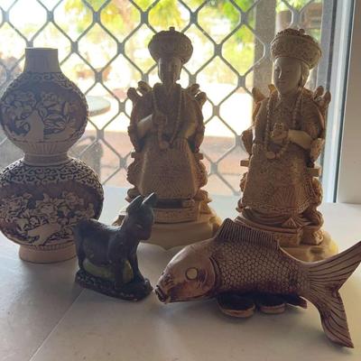 NFF032 - Wood Carved Decorative Pieces