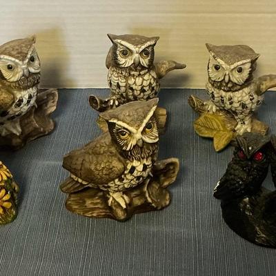 Homco Owls & More 