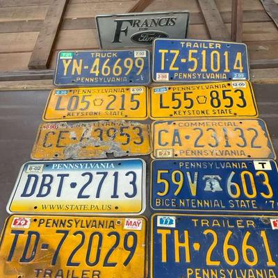 Collectible License Plates