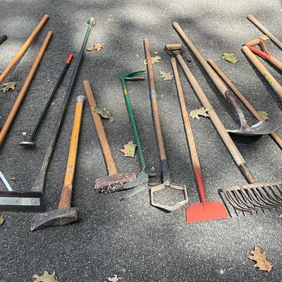 Lawn Tools w/ Pickaxe